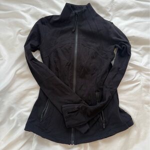 Black Zip-Up Jacket define jacket size 4